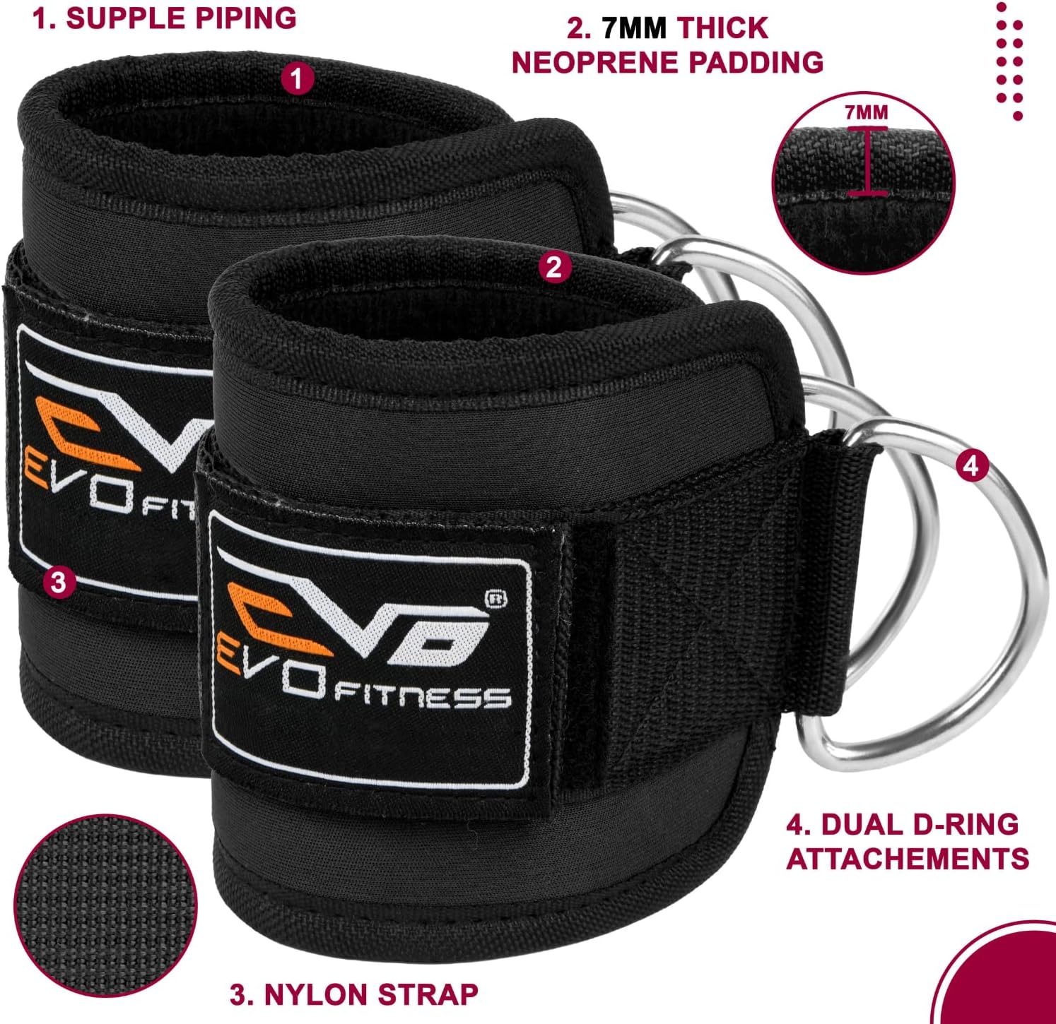 EVO Double D Ring Black - Image 4