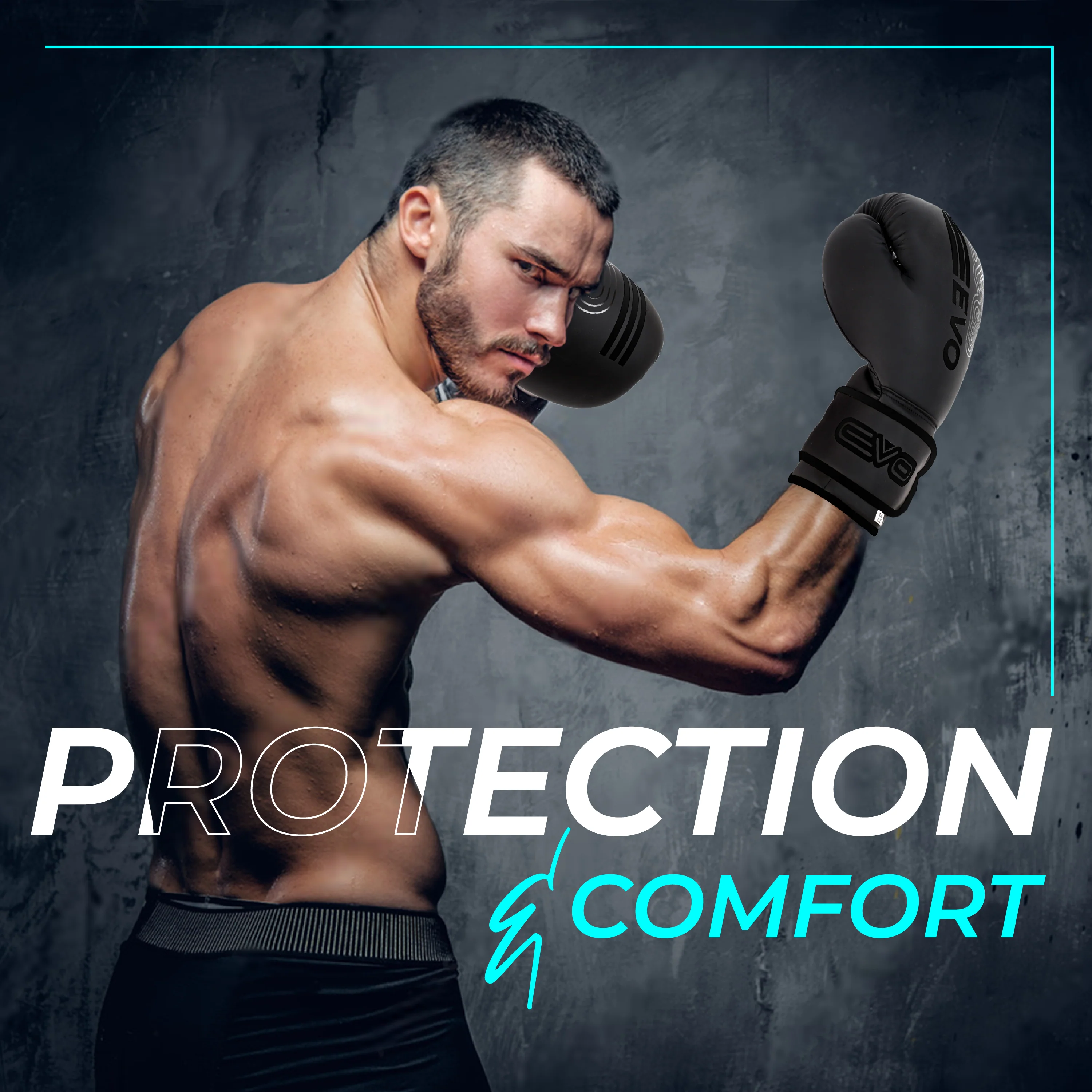 EVO Fitness Black Boxing Gloves and Focus Pads Deal - Image 6