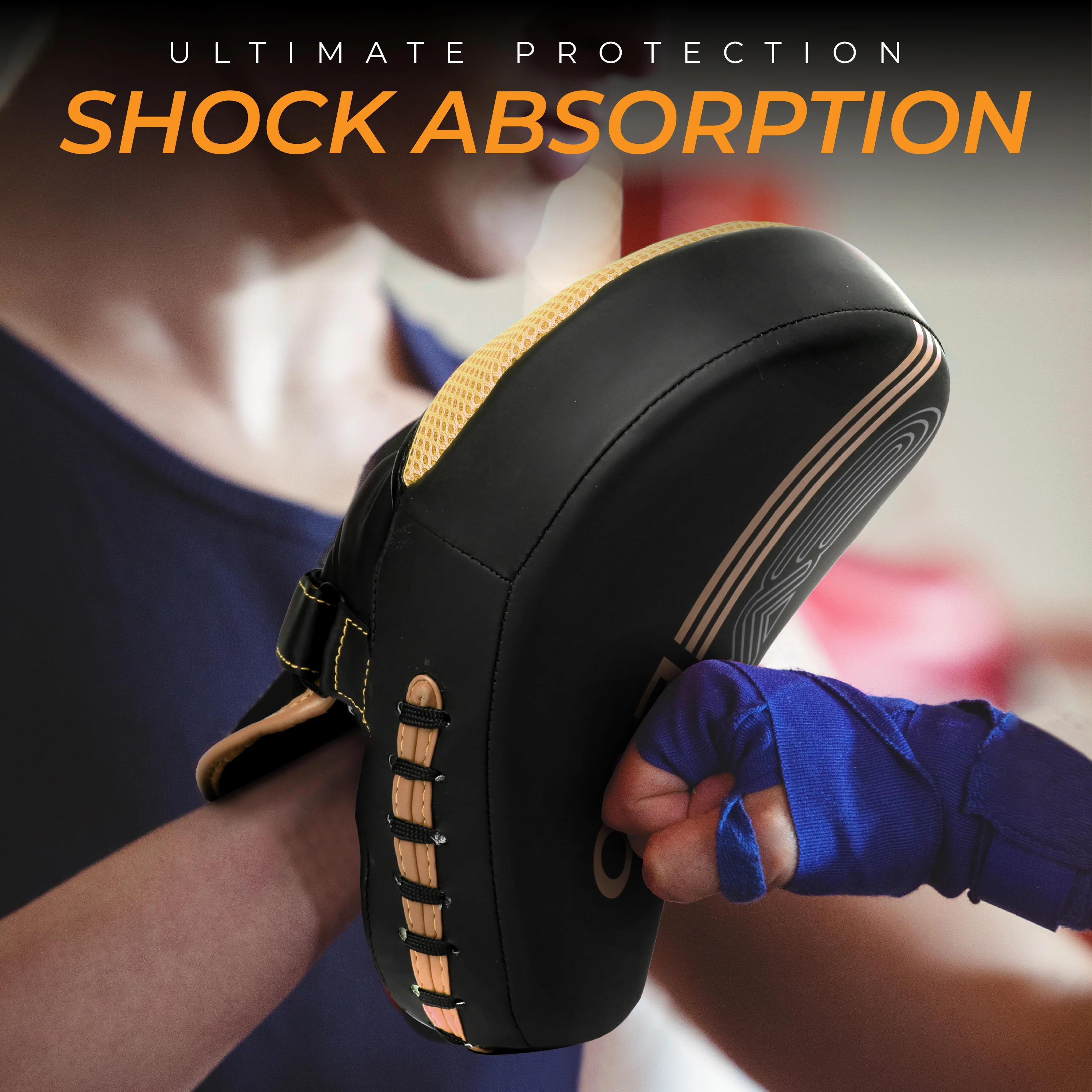 EVO Fitness Golden Boxing Gloves and Focus Pads Deal - Image 10