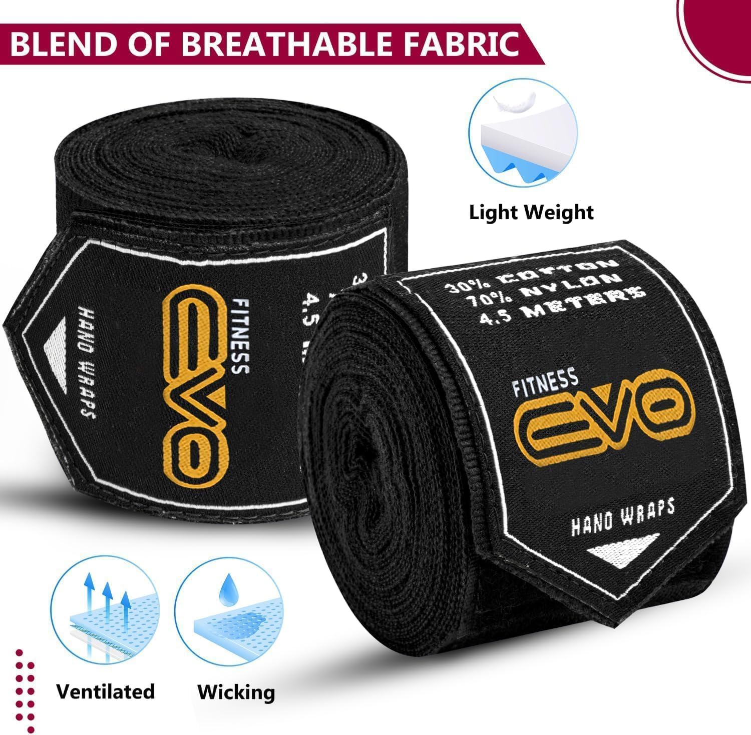 EVO Fitness Hand Wrap - Image 2