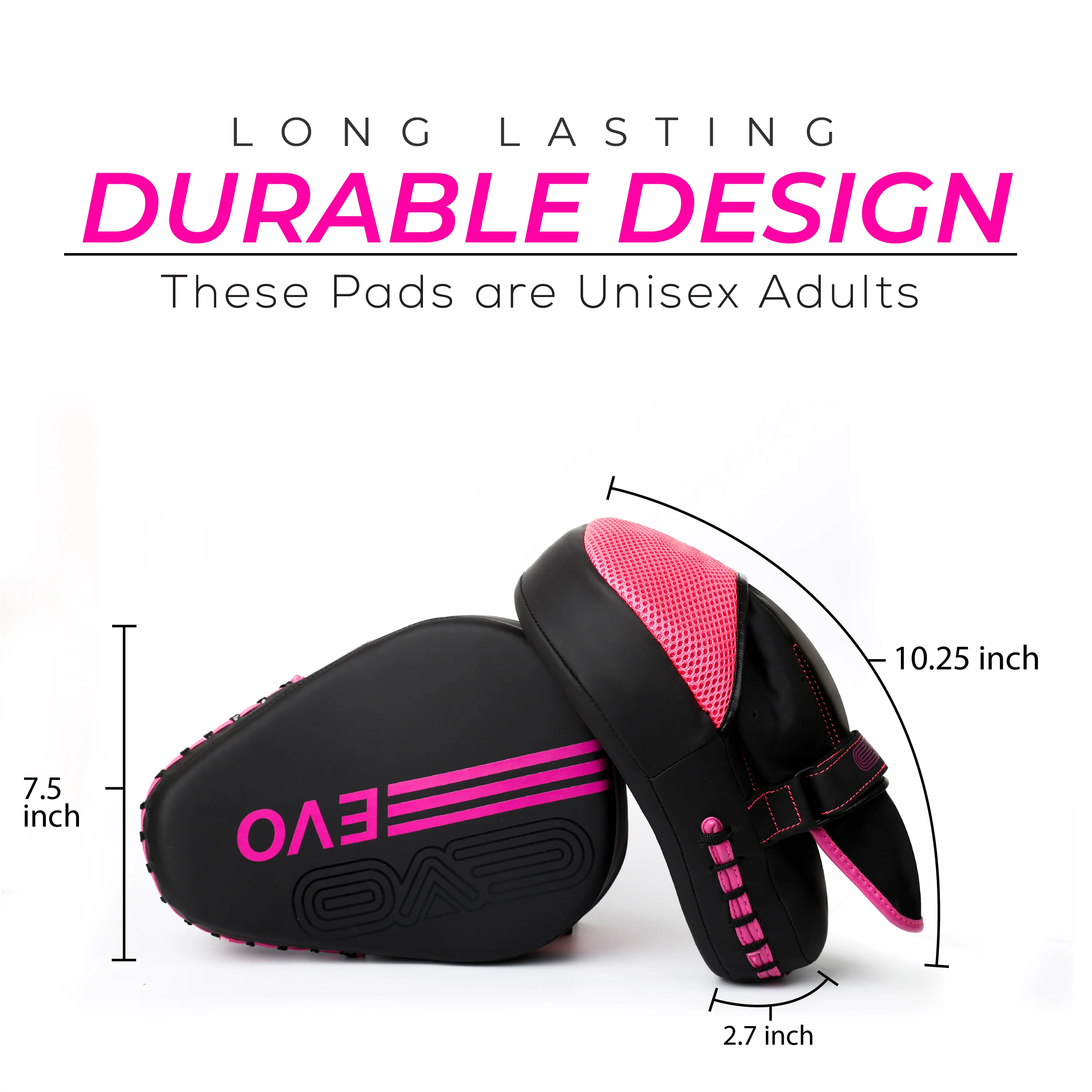 EVO Fitness Pink Boxing Gloves and Focus Pads Deal - Image 8
