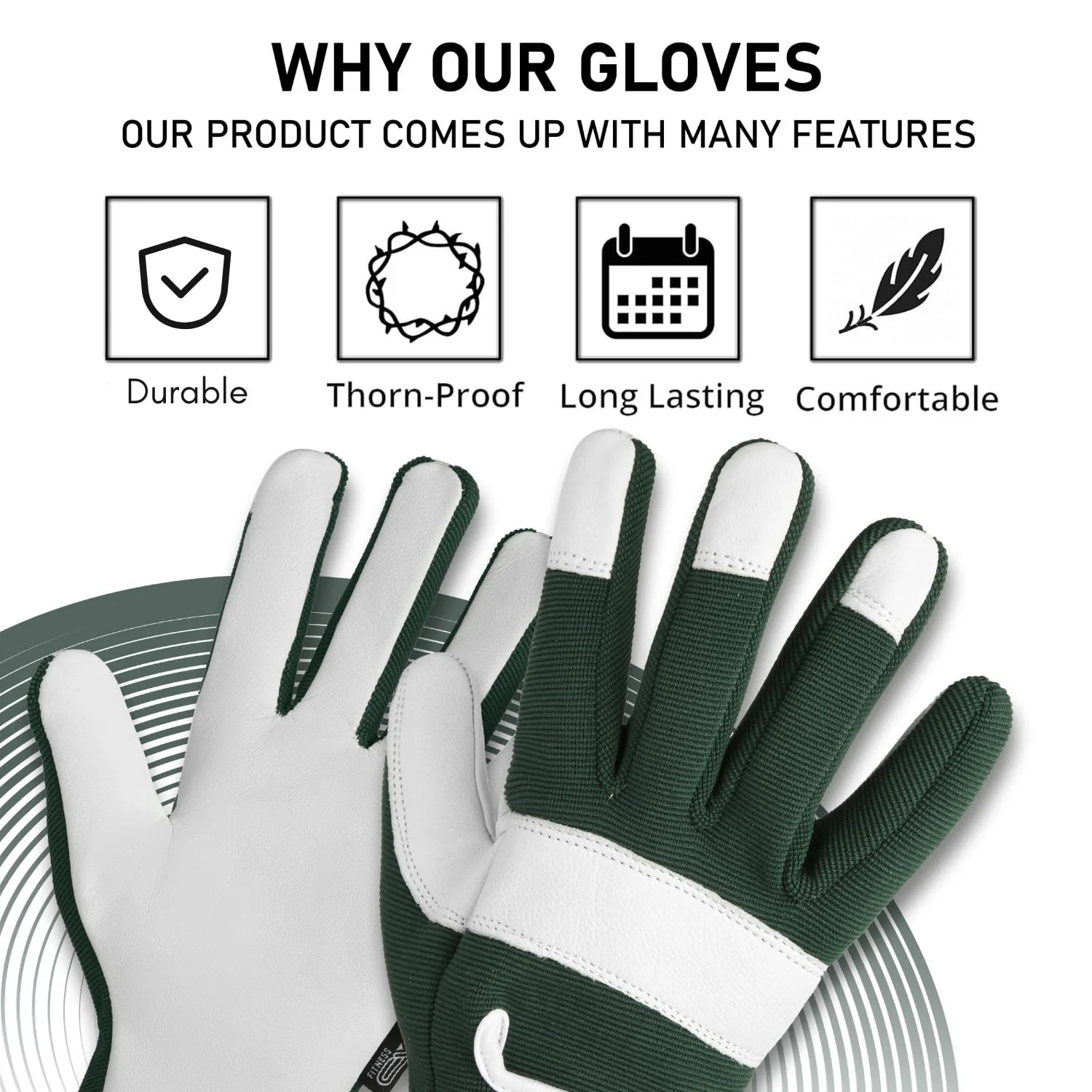 EVO Fitness Thorn Proof gardening gloves - Image 4