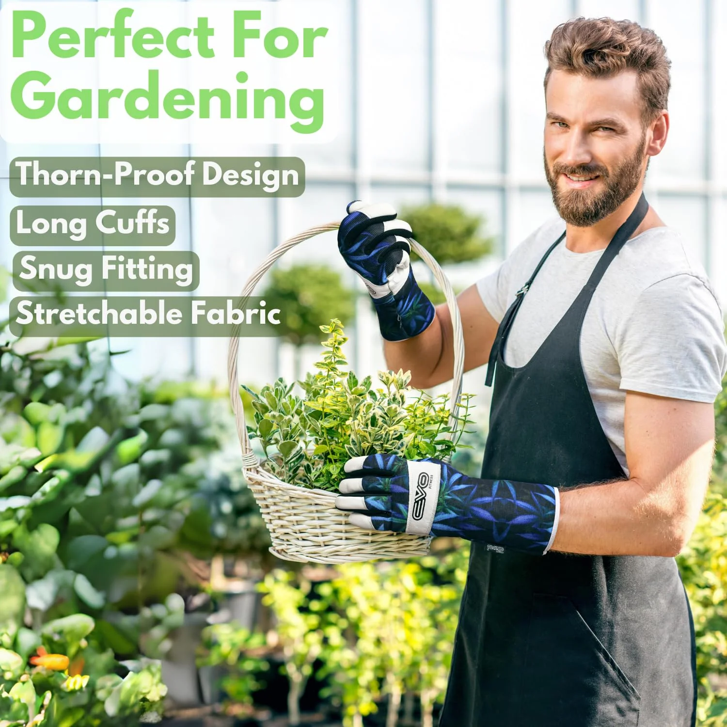 EVO Fitness Thorn Proof Gardening gloves - Image 3