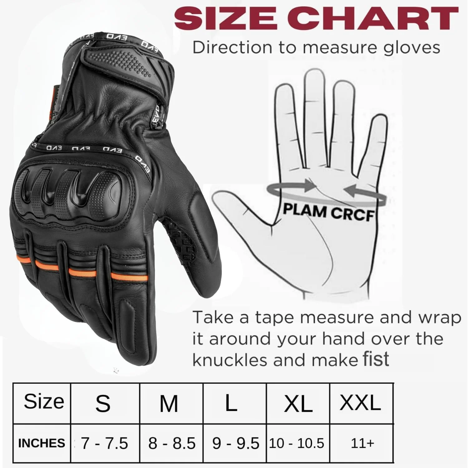 EVO 012 Motorbike Motorcycle Gloves - Image 4