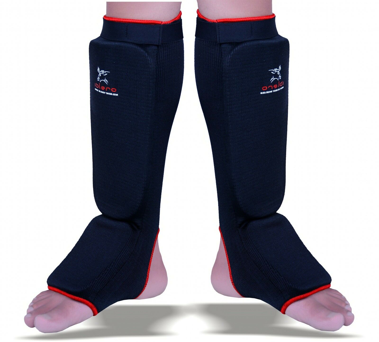 EVO Shin Insteps Elastic MMA Guards Martial Arts Kick Boxing Muay Thai Leg Pads - Image 4