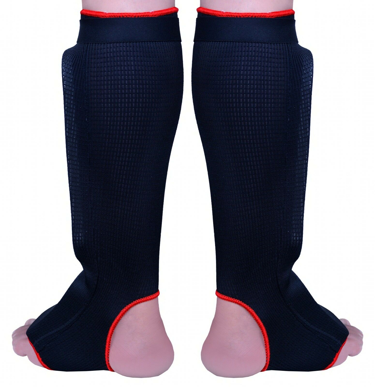 EVO Shin Insteps Elastic MMA Guards Martial Arts Kick Boxing Muay Thai Leg Pads - Image 5
