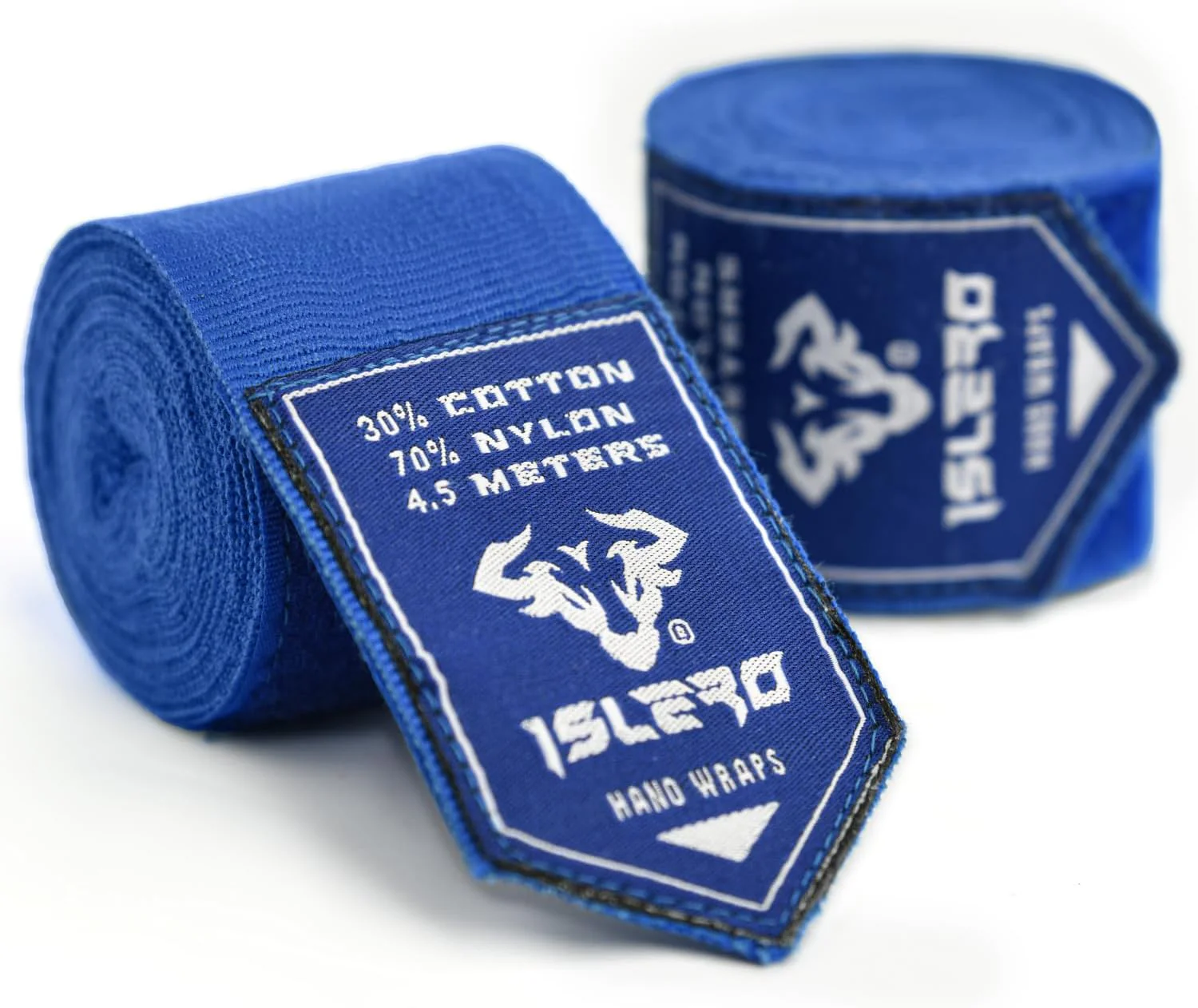 Islero 4.5m Boxing Hand Wraps Inner Gloves Blue - Image 7