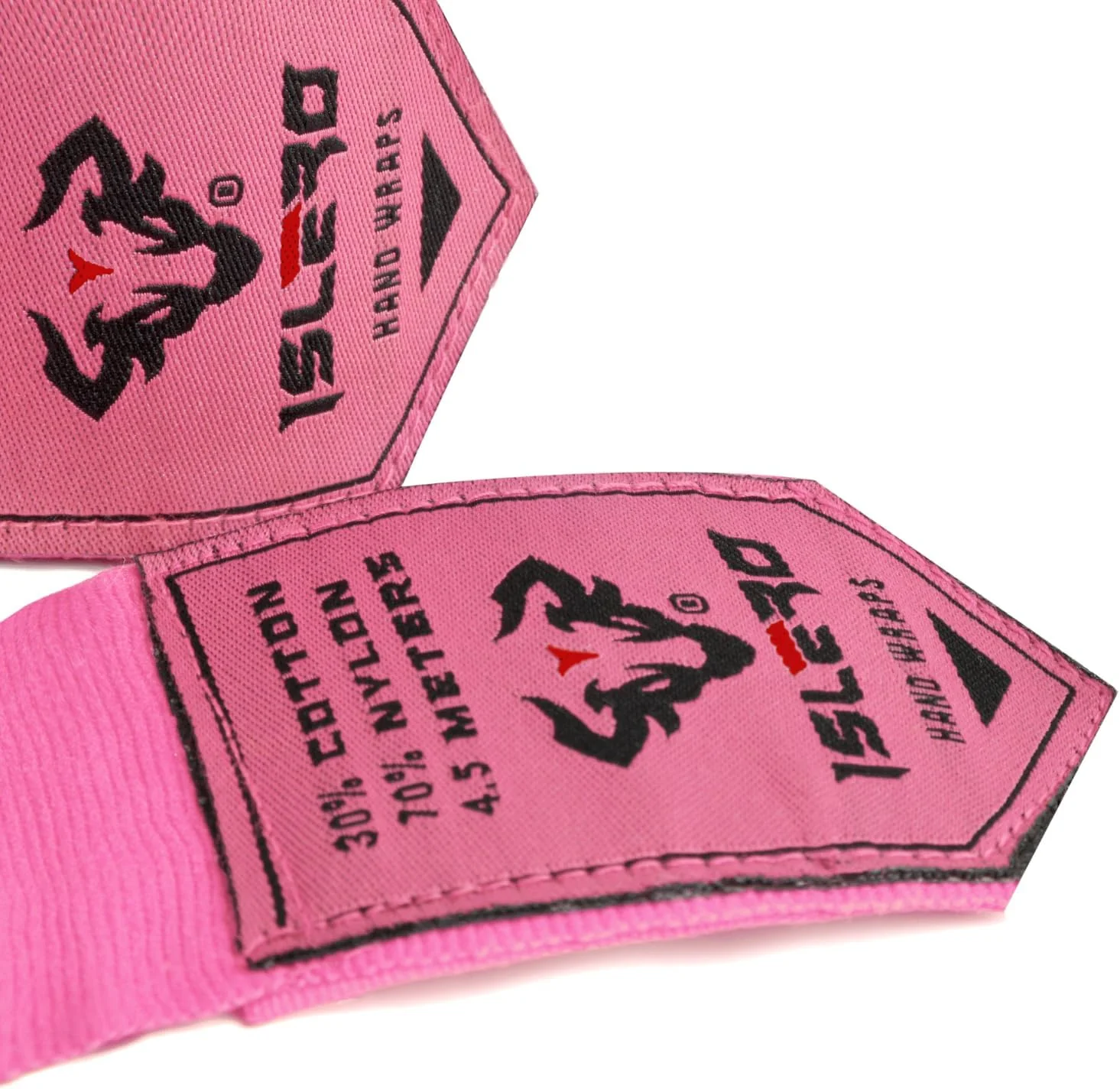 Islero 4.5m Boxing Hand Wraps Inner Gloves Pink - Image 9