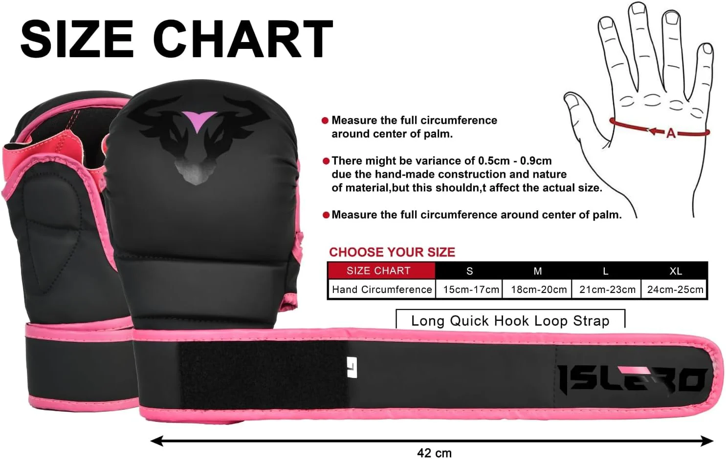 Islero Bull Pink MMA Gloves - Image 7