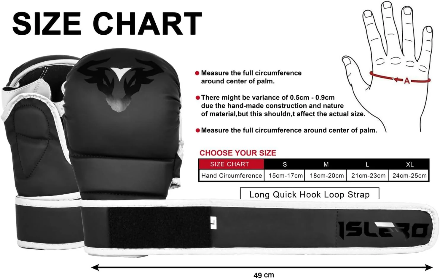Islero Bull White MMA Gloves - Image 7