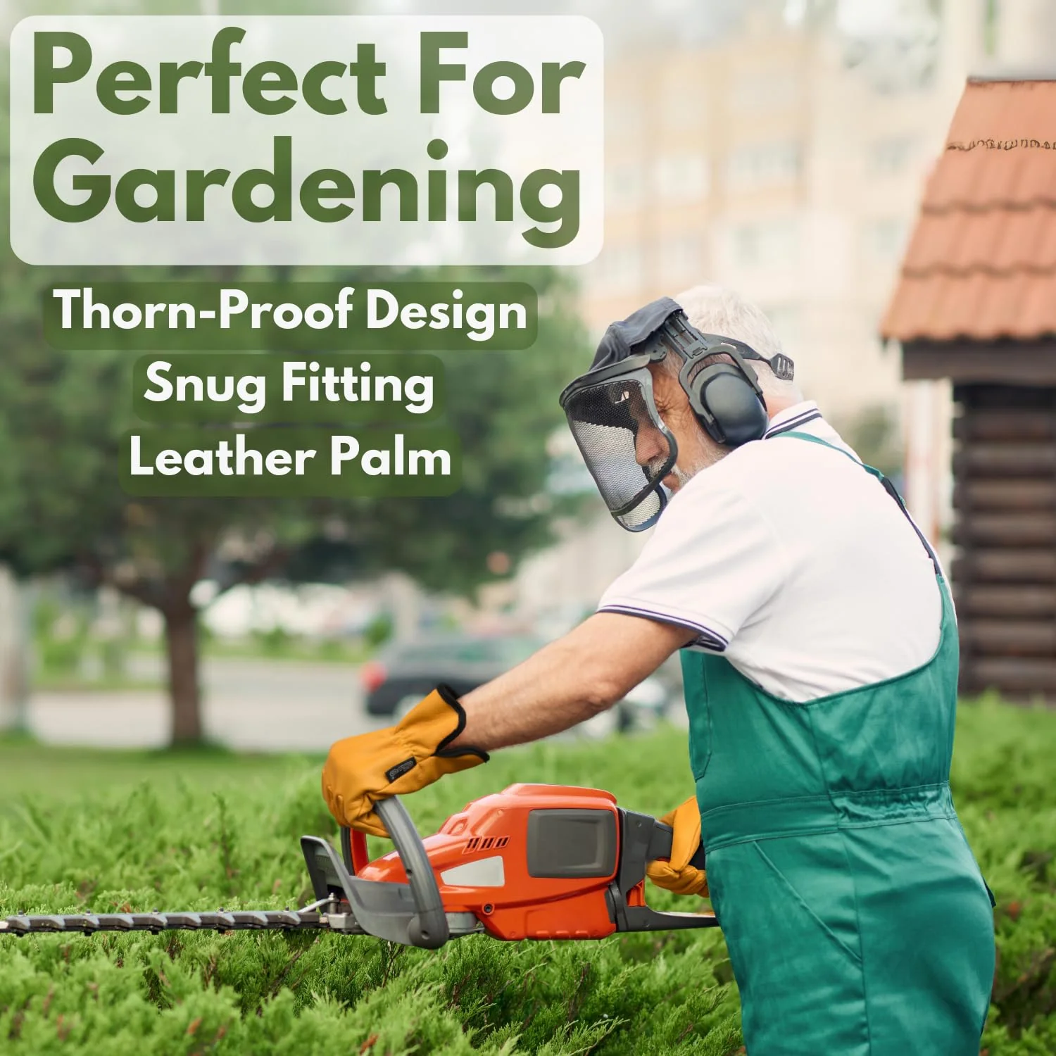 Islero Gardening gloves (full Leather) - Image 5