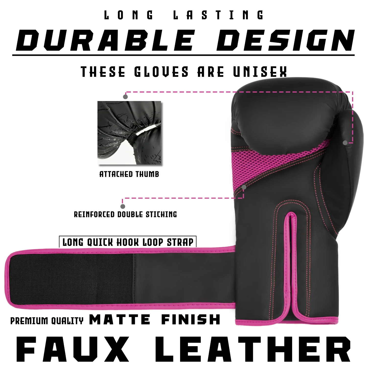 Islero The Bull Series Pink Boxing Gloves - Image 2